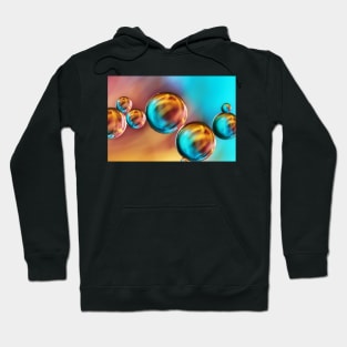 Techno-coloured Bubble Abstract Hoodie